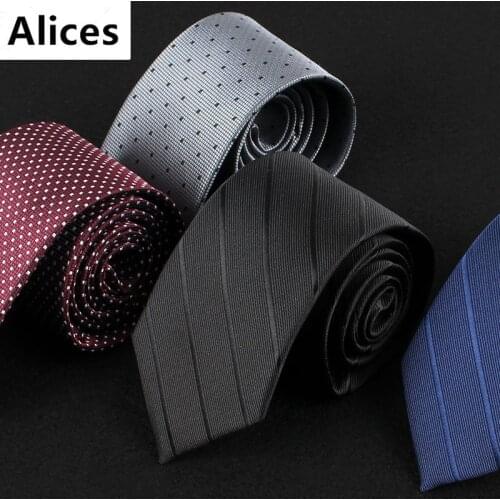 New Mens Ties Solid Color Stripe Flower Floral 7cm Jacquard Necktie Accessories Daily Wear Cravat Wedding Party Gift