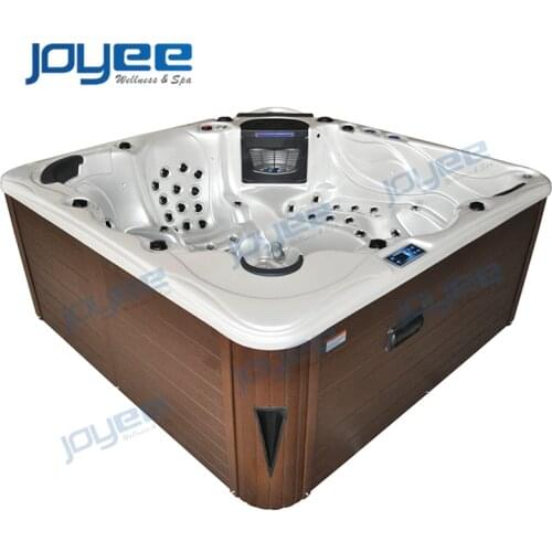 JOYEE New Design Large Outdoor Whirlpool Hot Tub for 6 Persons with CE Garden Hydro Massage Jacuzzi Outdoor