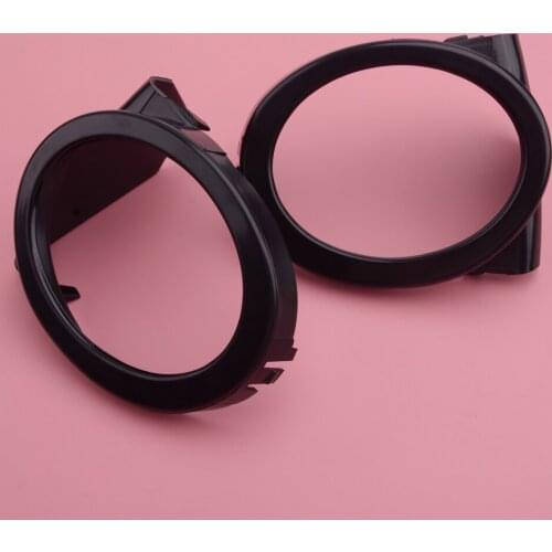 Pair Fog Light Lamp Cover Trim Ring Black Fit for BMW E46 M3 2001 2002 2003 2004 2005 2006