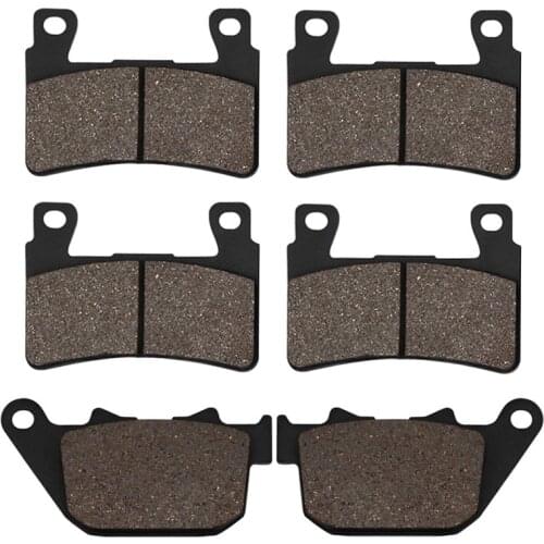 Cyleto Motorcycle Front and Rear Brake Pads for HARLEY DAVIDSON XR1200 XR 1200 2008 2009 2010 XR1200X 2010 2011 2012
