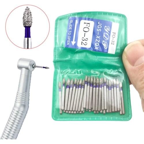 50pcs/bag Dental Teeth Polishing Supplies FO series burs polishers Teeth Whitening Dentist Equipment