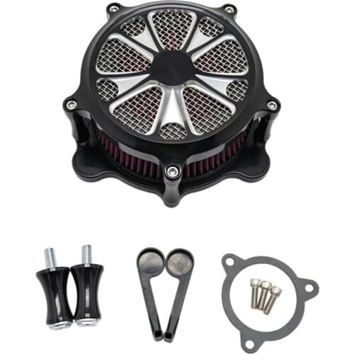 CNC Contrast Cut Air Cleaner Intake Filter For Harley Dyna Fat Bob Sport Glide Street Bob Low rider FXDWG FLD FXDB FXDX 07-20