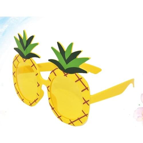 Yellow Hawaii Party Eyeglasses Pineapple Eyewear Decorative Photo Props Creative Eye Glasses Funny Party Costume Accessaries