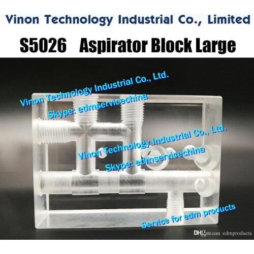 3081247 S5026 edm Aspirator Block Large 96x65x40mm for Sodic k A280.A300.A320 series wire cut edm machines