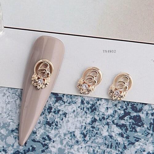 5pcs TN4932 Alloy Zircon Nail Art Crystals nail jewelry Rhinestone nail supplies nails accessories nail art decorations charms