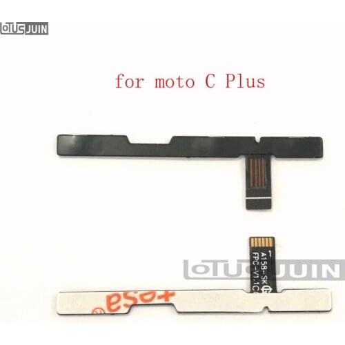 50PCS for Motorola Moto C Plus XT1723 XT1724 Power Volume Key ON/OFF Button Switch Flex Cable