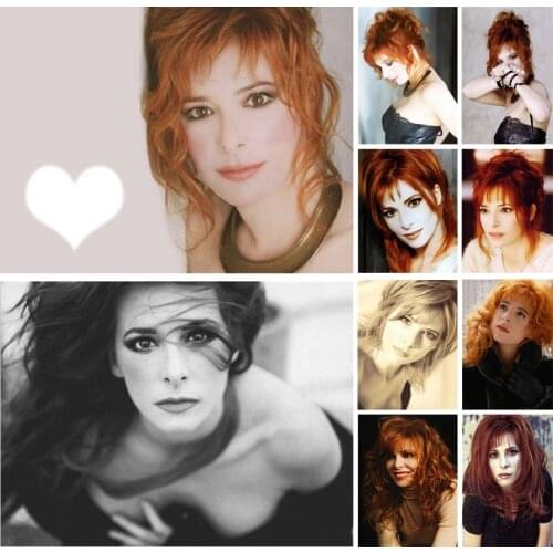 5D Diamond Painting Musician mylene farmer of Picture diy Diamond Embroidery woman Full Square Round Diamond Kits Mosaic craft