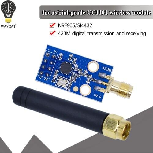 CC1101 Wireless Module With SMA Antenna Wireless Transceiver Module For Arduino 433MHZ enhance the signal