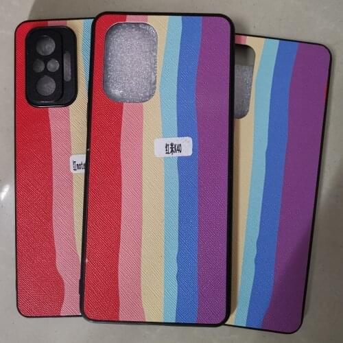 For Xiaomi Redmi Note 10 9 Pro Max Case Hard PC Fashion Rainbow protect Back Cover Case For Xiaomi Redmi Note 8 7 Pro 9S 9T 8T