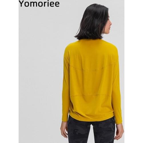Sexy Yoga Shirts For Women Gym Sport Workout Running Training Fitness Breathable Dry Fit Fitness Top Loose Breathable Yomoriee