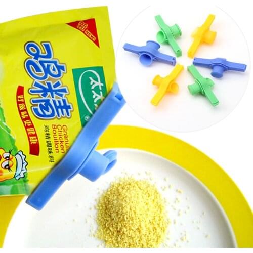 2PC Sealing Spout Creative Kitchen Supplies Sealing Clip Zero Food Packaging Bag Sealing Clip