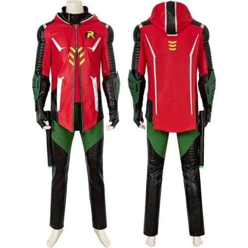 Adult Superhero Bat Knight Cosplay Costume Robin Battle Clothing Halloween Party Outfit Full Props With Boots