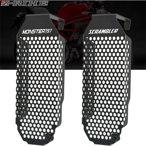 Motorcycle Radiator Oil Cooler Cover Guard Protector Grille For Ducati For Ducati Monster 797 2017 2018-2020 Oil Cooler Guard