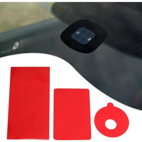 Car Front Windshield Stickers Light Rain Sensor Double side Transparent Self Adhesive Gel Pad For Benz