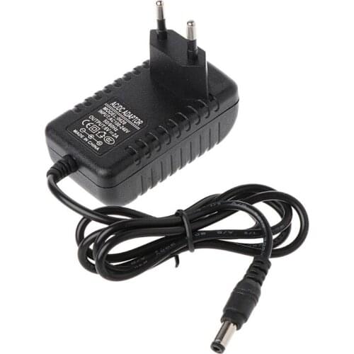 New Converter 100-240V to DC 6V 2A Power Supply Adapter Charger EU Plug Black