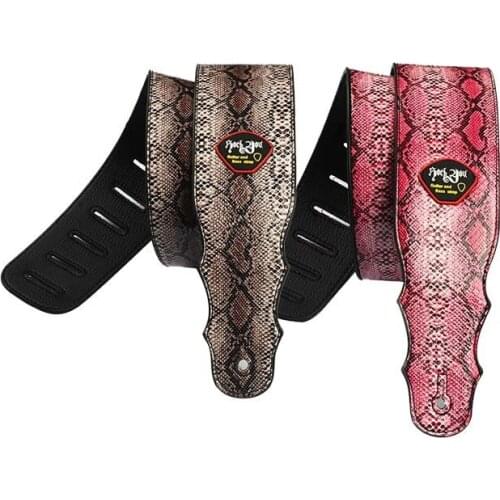 New Guitar Strap Rose Alligator Pu Belt Personality Guitar Strap 110 - 130 Cm