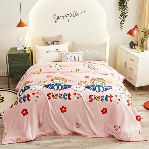 Party High quality Thicken plush bedspread blanket 200x230cm High Density Super Soft Flannel Blanket for the sofa/Bed/Car SSXY