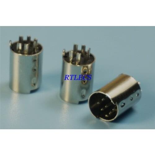 1000pcs Din Plug Male Din Connector 3 4 5 6 7 8 9 10 Pin Wire Solder Injection Rating 1A 110V 2A 12V Mini Circular DIN