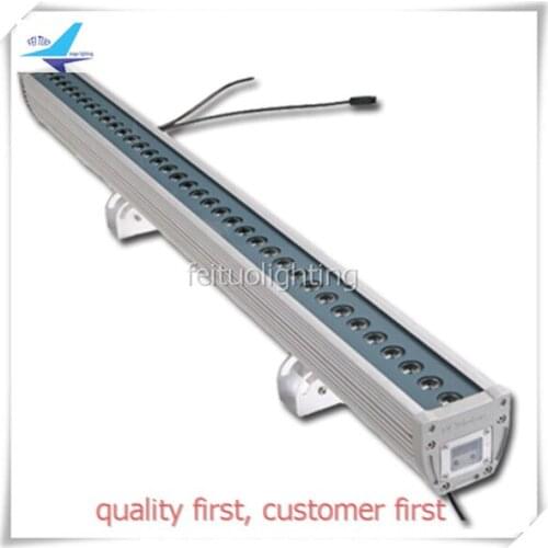 10pcs/lot 36x3w LED Wall Washer Light RGB Tri Colors Outdooor Light 60w Bar Linear Bridge Landscape Floodlight Waterproof