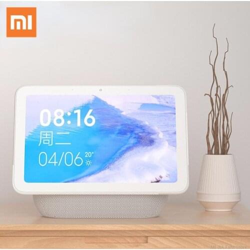 Xiaomi AI Touch Screen Bluetooth 5.0 Speaker Pro 8 inch Digital Display Alarm Clock WiFi Smart Connection Speaker Mi Speaker