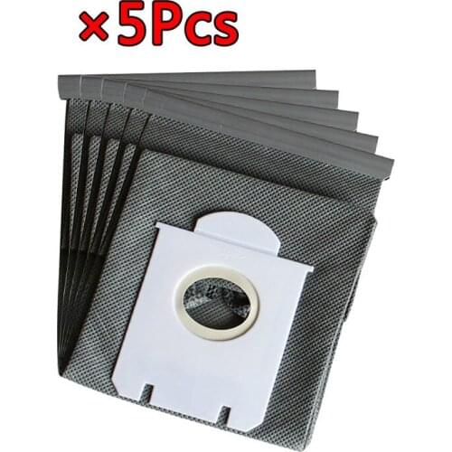 5Pcs Vacuum Cleaner Parts Replacement Parts Dust Paper Bags FC8021 HR6999 For Philips FC8202 FC9088 FC8224 HR8500-HR8599 HR8426