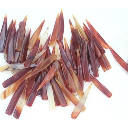 1pcs Natural Agate To Rub Leather Edge for Scoring Folding Creasing Paper Leathercrafts DIY Handmade Leather Tool Accessory