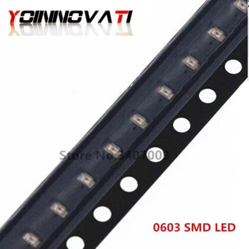 4000pcs 0603 SMD LED Diodes Light Yellow Red Green Blue White Orange