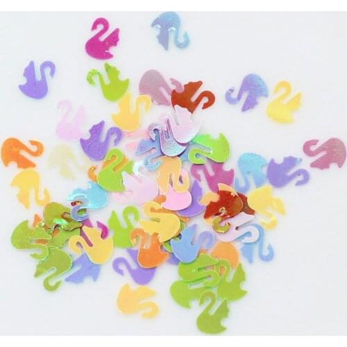 AB Mixed Color Unicorn Shapes Loose PVC Sequins Balloon Flakes For Christmas Wedding Party DIY Decoration