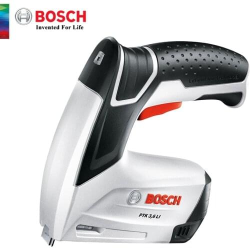 BOSCH Nail Gun Cordless stapler 3.6V Lithium Battery Rechargeable Home DIY Nail Gun 11.4mm Multi-purpose Power Tools