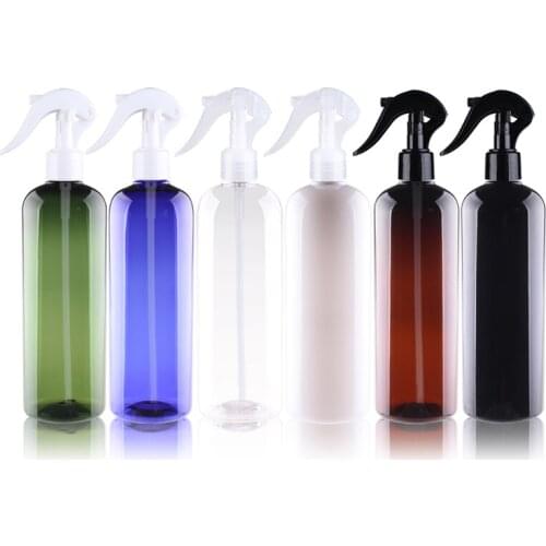500ML X 12 Trigger Spray Bottle Mist Sprayer Pump Plastic Round Shoulder Bottle Big Size Container For Household House Cleaning