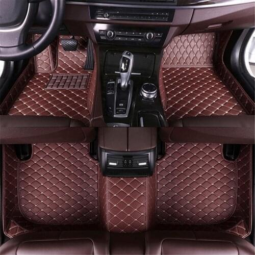 Muchkey Custom Car Floor Mats For Honda Vezel 2015-2019 Carpets Leather Rugs Auto Interior A