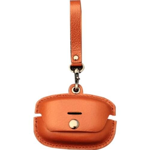 Y1AE Leather Protective Cover Shell Anti-fall Earphone Case Compatible with-S-ony WF-1000XM4 Wireless Earbuds