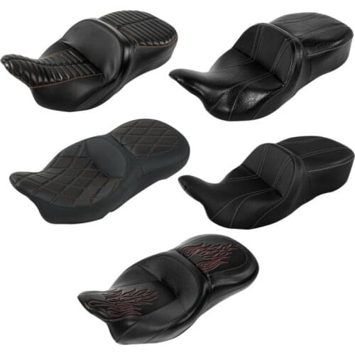 Motorcycle Rider Passenger Seat For Harley Touring CVO Road King Street Electra Glide Tri Glide Ultra 2009-2020