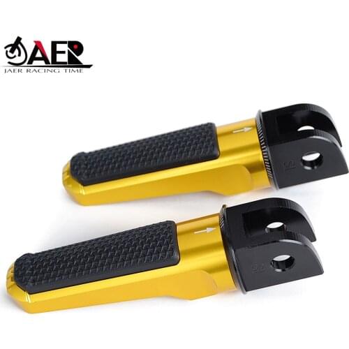 JAER Motorcycle Foot Pegs Front Rider Pedal for SUZUKI B-KING DL250 V-STROM GSR 600 750 GSXR GSX-S 600 750 1000 SV650 SV650X