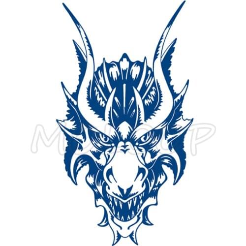 Juice Tattoo Sticker Dragon Large Animal Waterproof Temporary Makeup Fake Tatoo Body Art for Women Men Lasting To 5 -15 Days