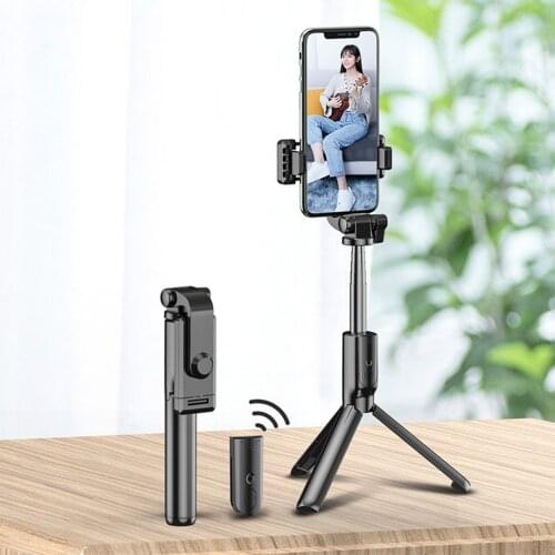 New R1s Selfie stick Beauty fill light tripod for iphone 8 11 12 pro bluetooth selfie stick for xiaomi huawei mobile phone Stand
