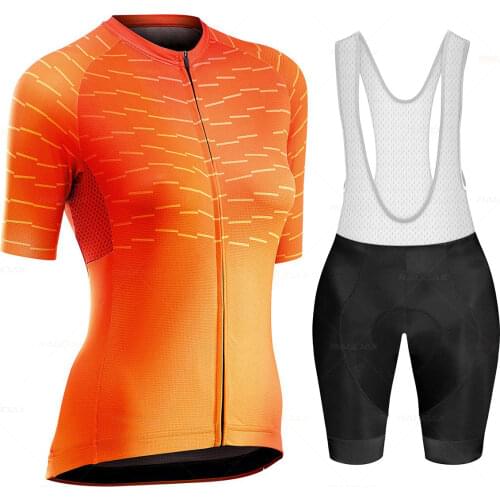 2021 New Women Cycling Cycling Set Raudax Summer Anti-UV Cycling Bicycle Clothing Quick-Dry Triathlon Female Bike Clothes Jersey