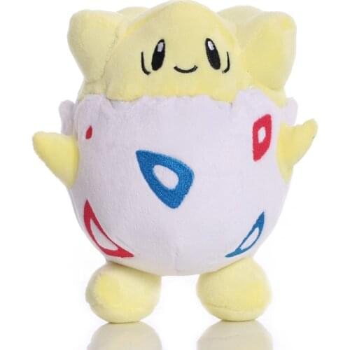 18cm TAKARA TOMY Pokemon Togepi Plush Toys Soft Stuffed Animals Toys Doll Gifts for Children Kids