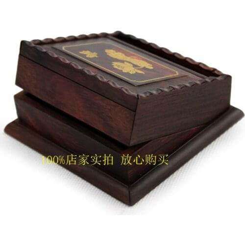 Redwood gifts * mahogany red rosewood cigarette smoke bomb jump is lotus automatic smoke box business gift