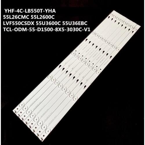 New LED Backlight Strip For 55D1600 D55E161 55L36CMC 55U3600C 55U36CMC 55HR332M05A3 V0 V1 4C-LB550T-HR1