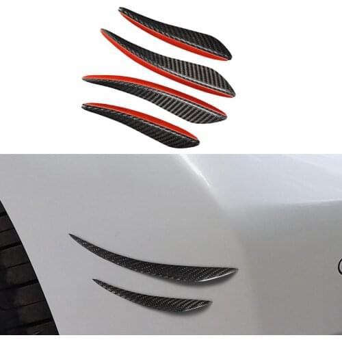 Carbon Fiber For BMW 3 series 5 series E60 E90 F30 F10 E70 Wind Blade Front Bumper Fender Spoiler Car Accessories
