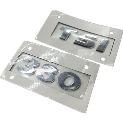 OEM 330 380 TSI Badge Emblem Bumper Stickers Trunk Accessories for VW Passat