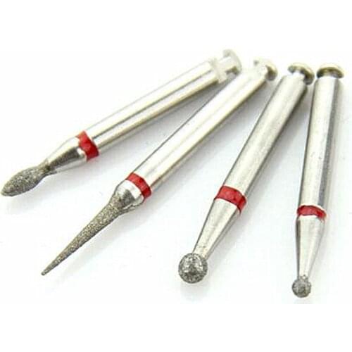 100pcs Dental Lab tools Diamond Burs Set for Shank 2.35mm Low Speed RA CA Handpiece Diamond Burr Polishing Drill Milling Kit