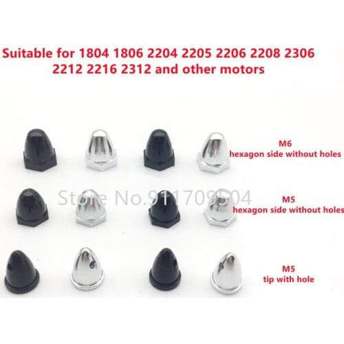 4pcs brushless motor propeller M5/M6 cap nut fixing adapter CW CCW suitable for EMAX MT1806/2204/2205/2206 motor propeller