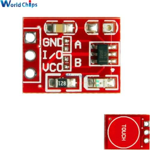 5Pcs TTP223 Touch Key Switch Module For Arduino Touching Button Self-Locking/No-Locking Capacitive Switches
