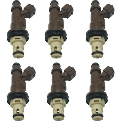 6Pcs Car Fuel injector For TOYOTA EU 4RUNNER 1998 LAND CRUISER LC90 1999~2002 3.4L 5VZ OEM 23250-62040 23209-62040