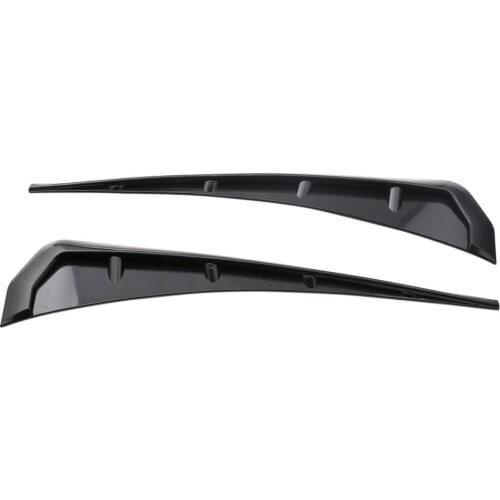 ABS Chrome 2pcs/lot Car Body Sticker Flanking Leaf Plate Side Trim Car Stickers Accessories For Honda Civic 2016 2017 2018