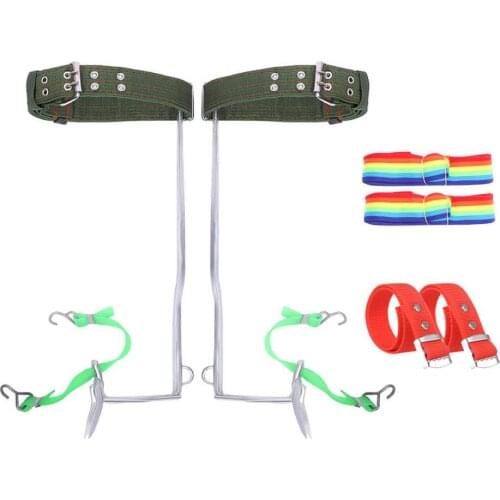 Outdoor Camping Hiking Accessories Tree Climbing Tool Multifunction Anti-Slip Strap With Foot Buckle