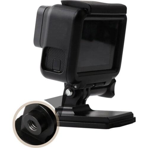 For Gopro Hero 8/ 360 One Action Camera Lightweight Aluminum Helmet Fixed Mount Quick Release Camera Adapter Hat Clip