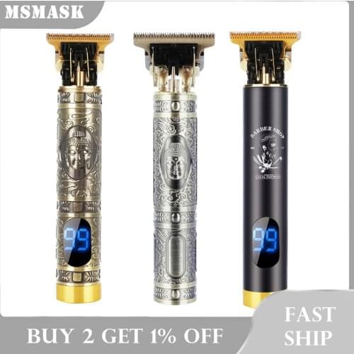 Electric Mens Hair Clipper Tondeuse Barber T9 Baldheaded Beard Trimmer Zero Gapped Hair Cutting Machine Shaving Styler Razor